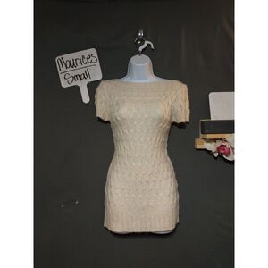 Maurices loose knit cream sweater small